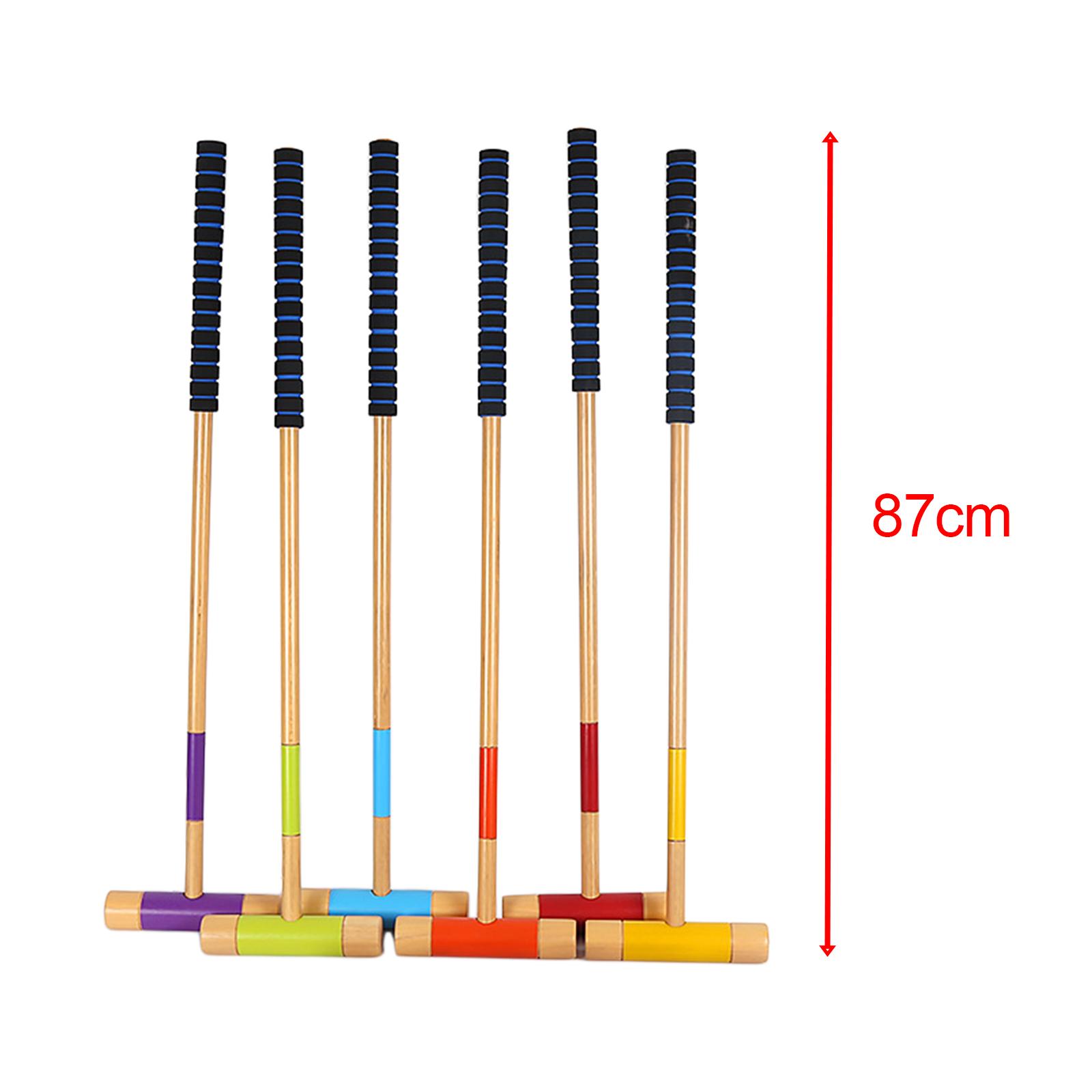 Croquet Set Lawn - 6-teiliges Croquet-Set für Sechs Spieler Outdoor-Croquet-Set