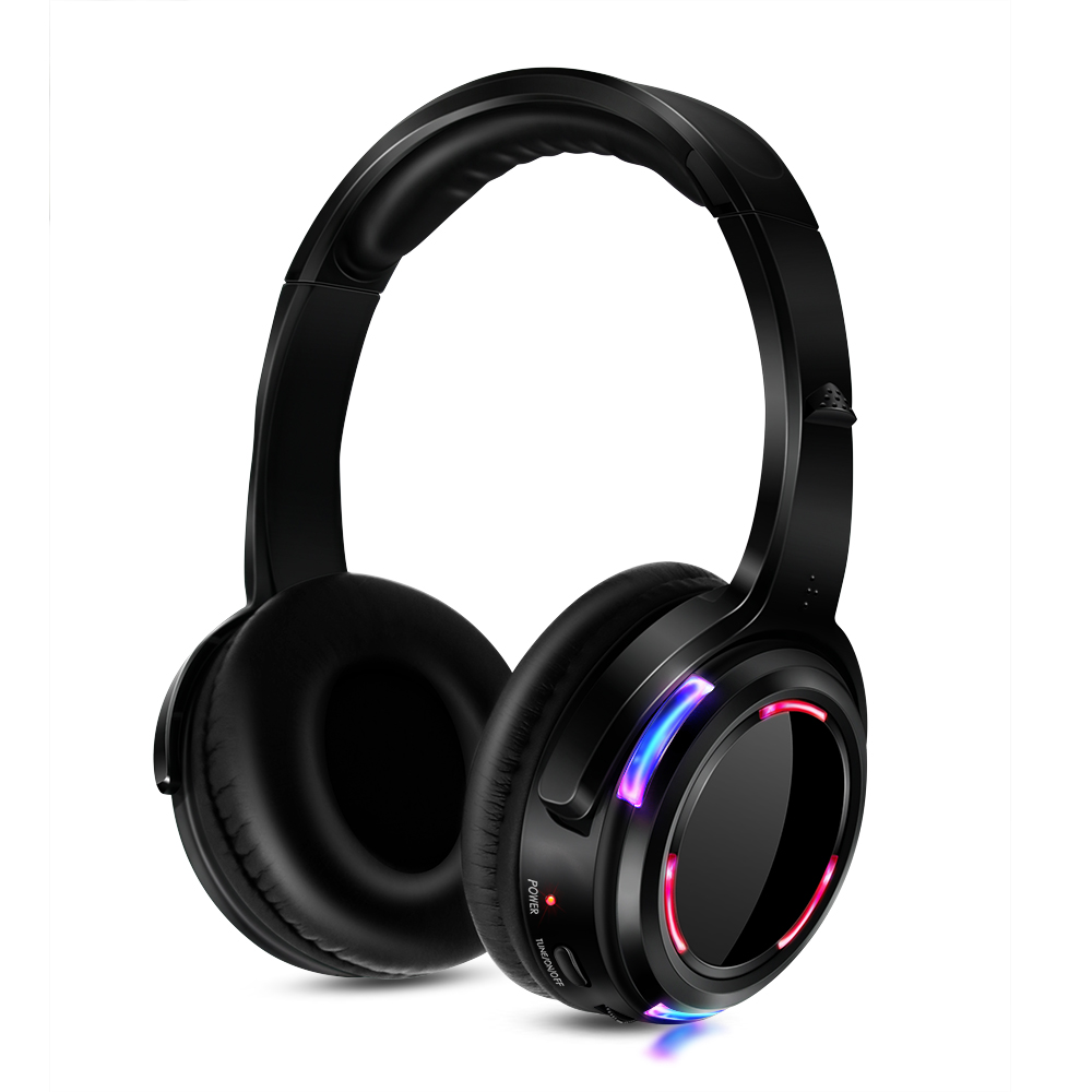 Party Games Mobile - Professionelle LED-Blinklicht Silent Disco Kabellose Kopfhörer