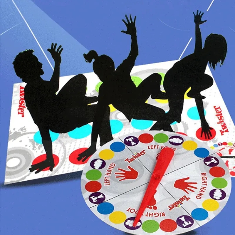Party Games Group For Adults - Von Twister inspirierte Tanzmatte, Familienspiel, rutschfest,