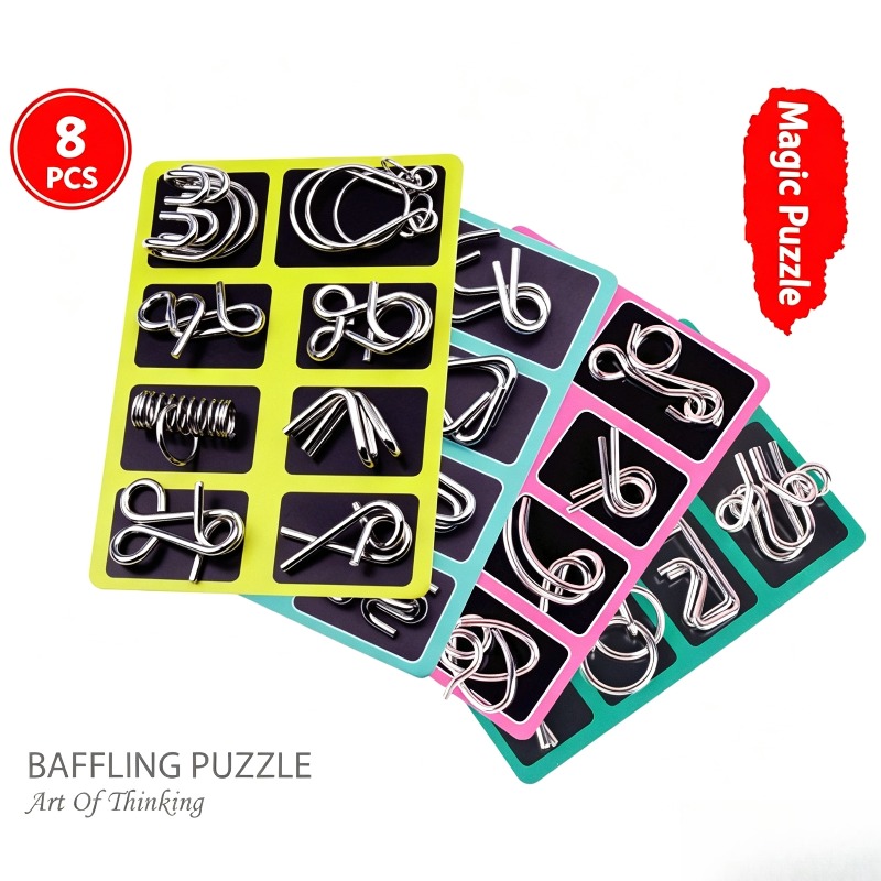 8-teiliges Metall-Puzzle-Set,  – Party Games Classic Bewertung und Preis