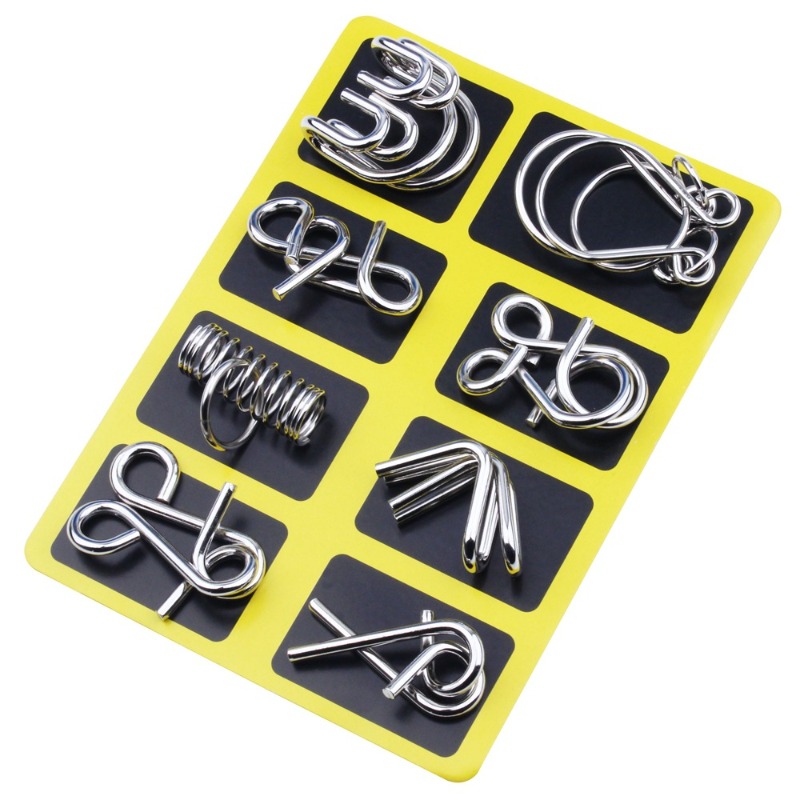 8-teiliges Metall-Puzzle-Set,  – Party Games Classic Bewertung und Preis