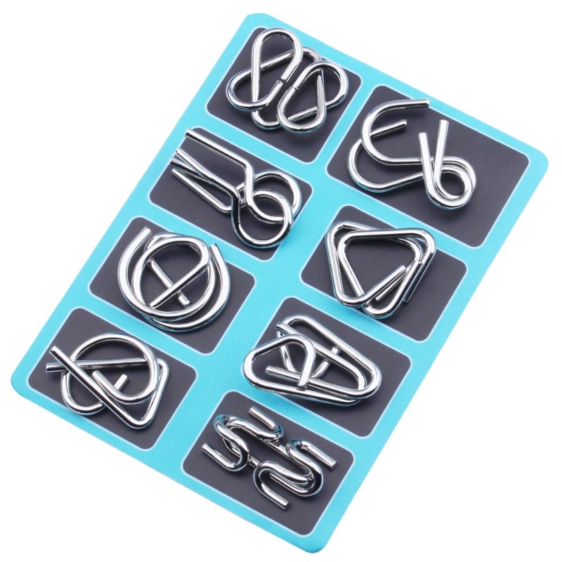 8-teiliges Metall-Puzzle-Set,  – Party Games Classic Bewertung und Preis