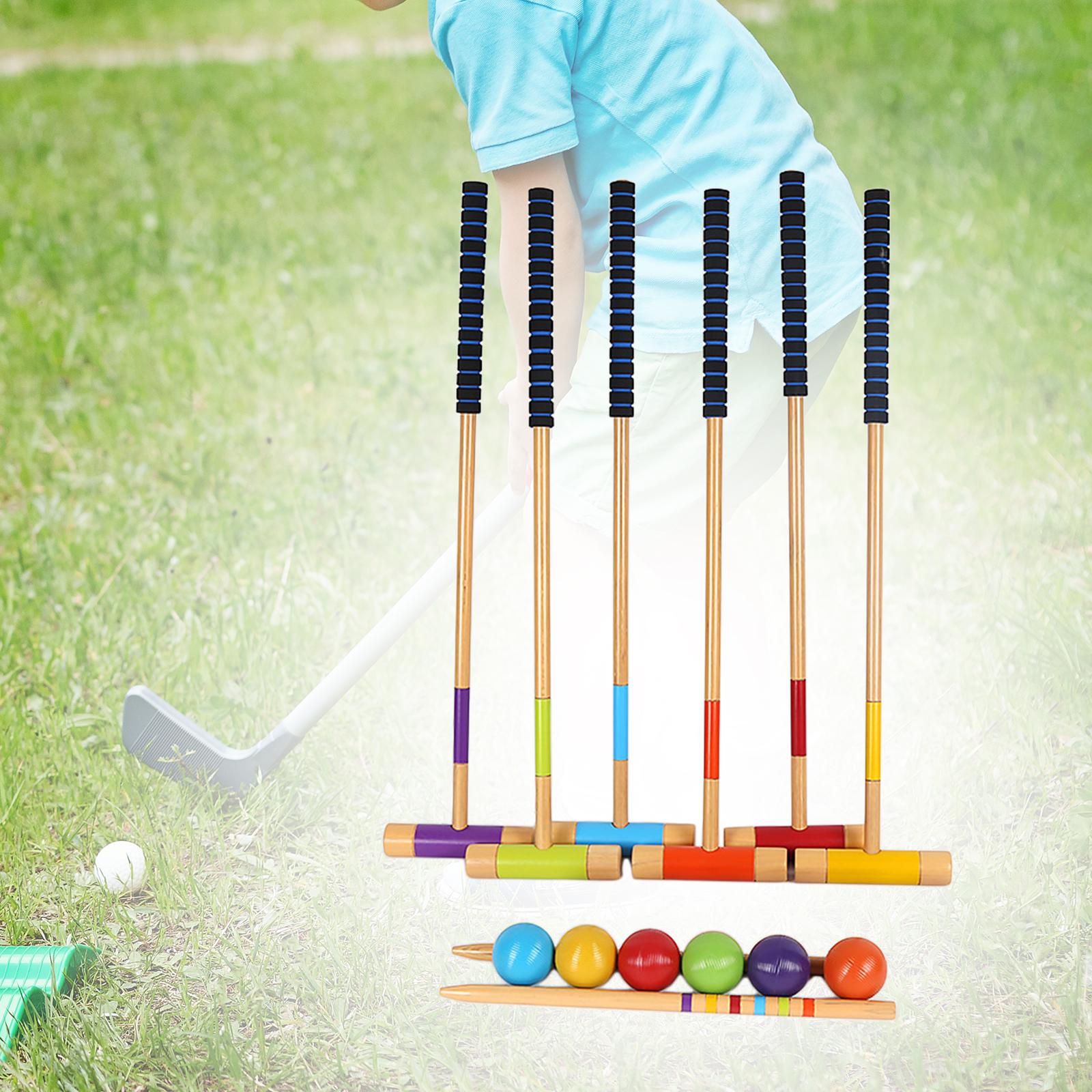6-teiliges Croquet-Set für Sec – Croquet Set Lawn Bewertung und Preis