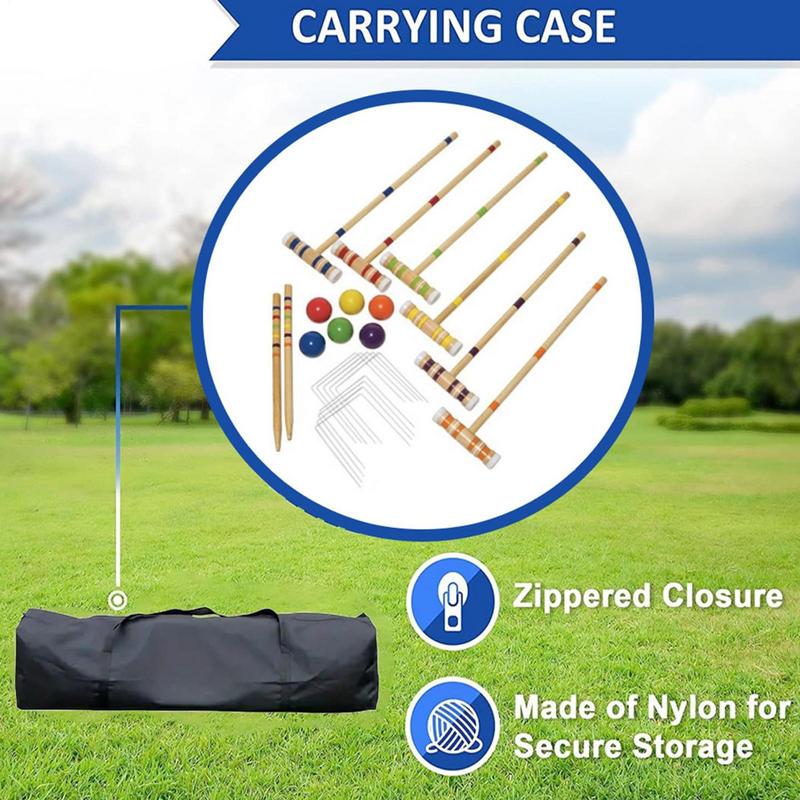 Krocket-Set, lustige Outdoor-R – Croquet Set Lawn Bewertung und Preis