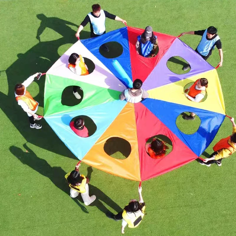 Regenbogen-Fallschirm-Knocks-G – Party Games Group For Adults Bewertung und Preis