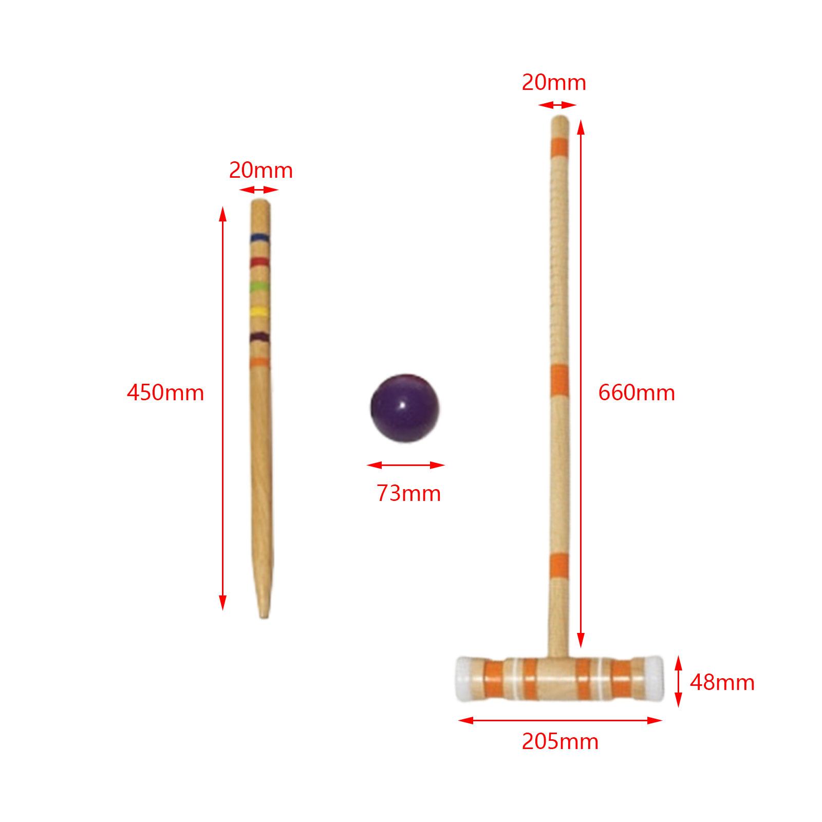 Sechsspieler-Kroquet-Set Rasen – Croquet Set Lawn Bewertung und Preis