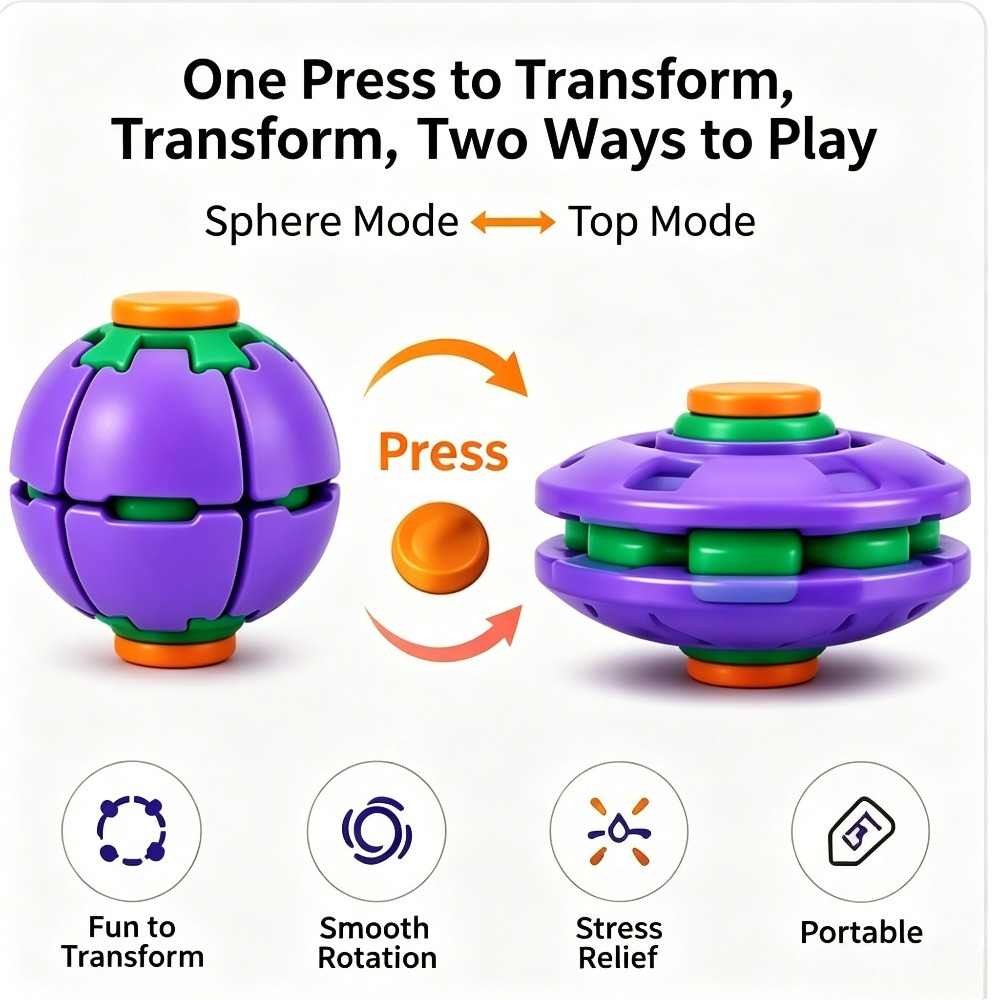 Transformierbarer Fidget-Spinn – Party Games Questions Bewertung und Preis