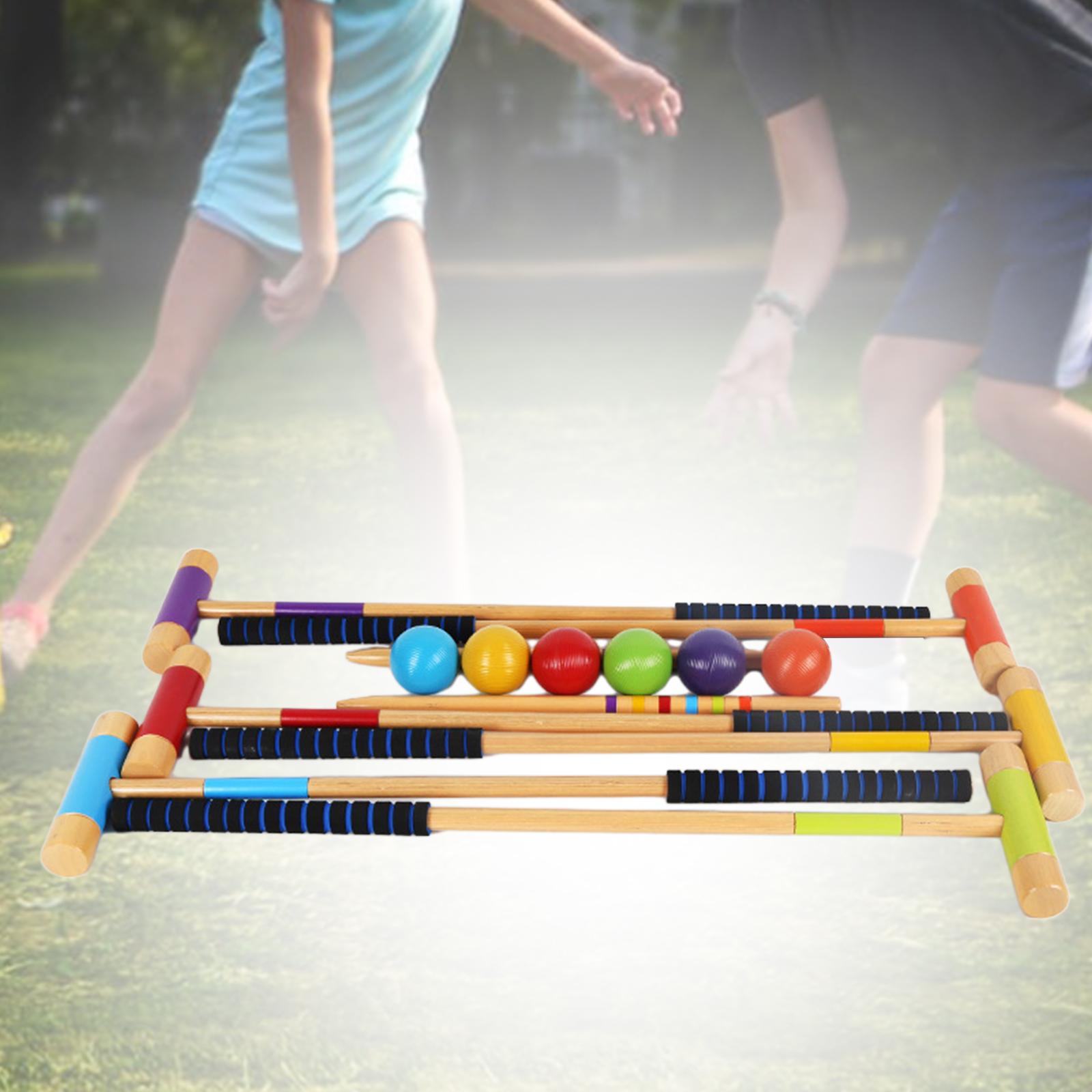 6-teiliges Croquet-Set für Sec – Croquet Set Lawn Bewertung und Preis