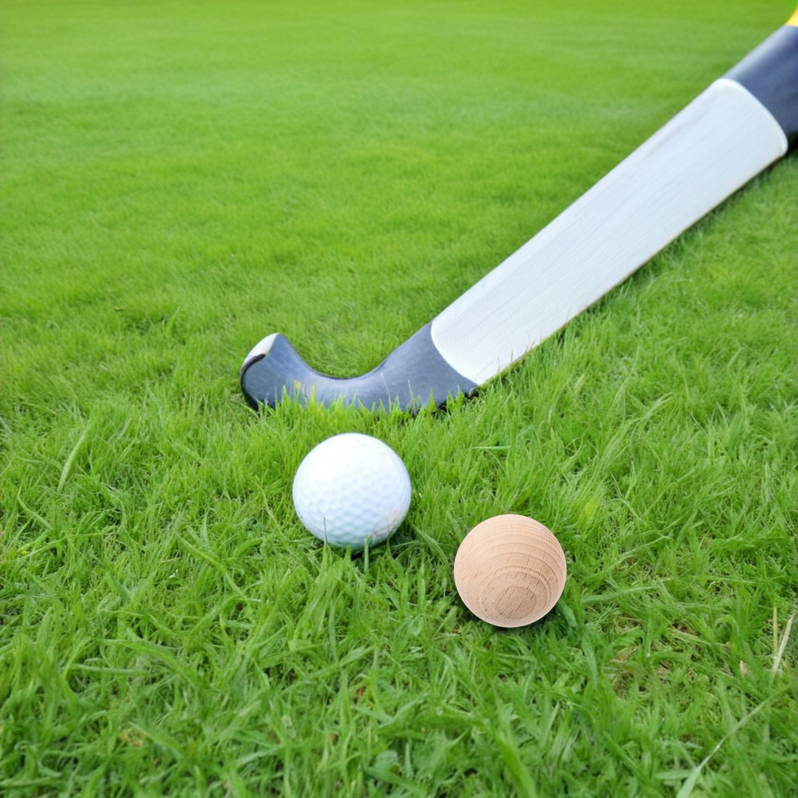 4 Stück Naturholz-Krokettkugel – Croquet Set Lawn Bewertung und Preis