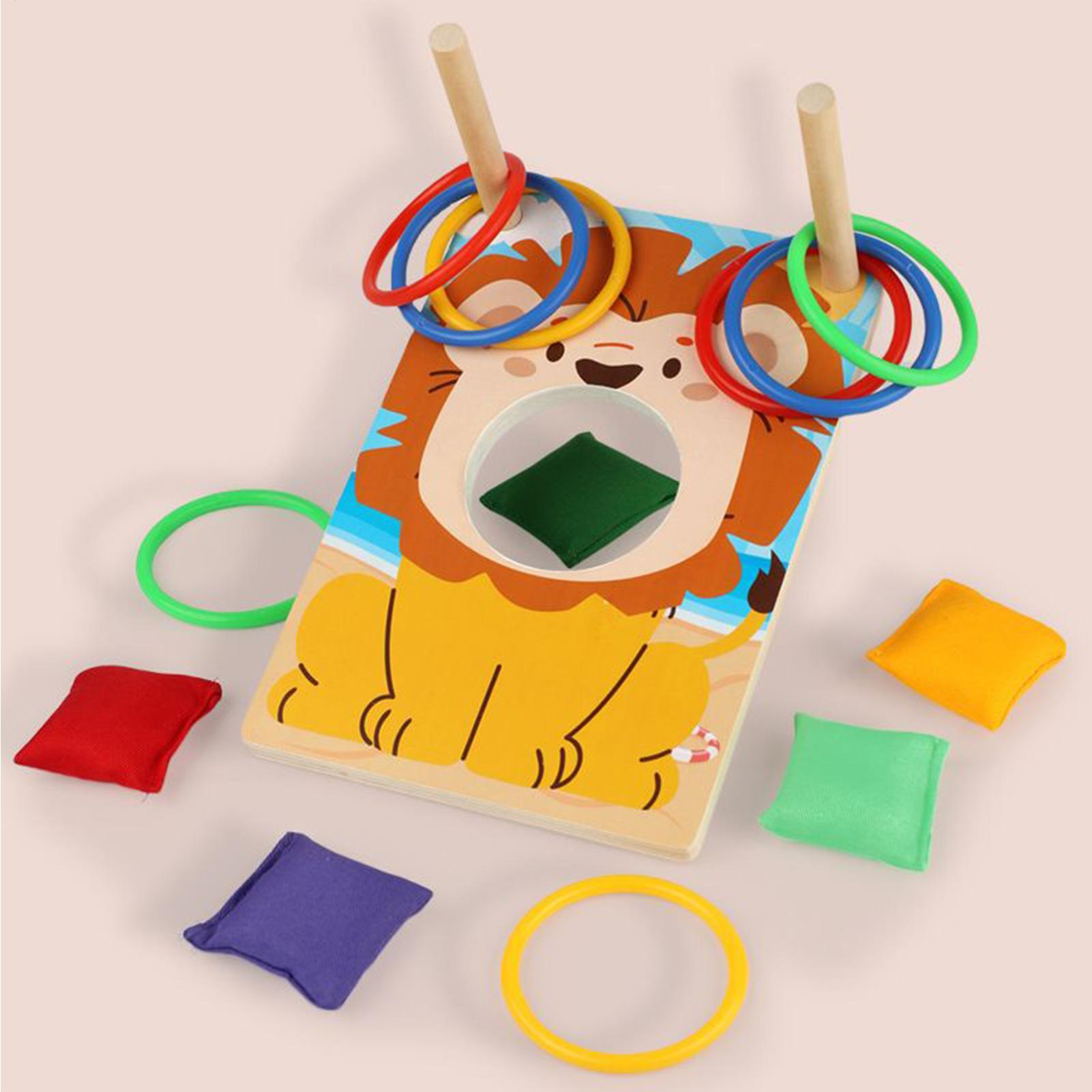 Hölzernes Sitzsack-Wurfspiel,  – Party Games Group For Adults Bewertung und Preis