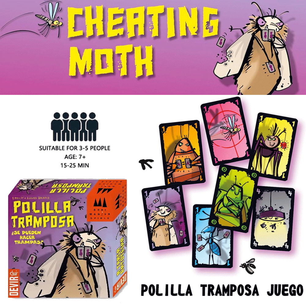 Polilla Tramposa Brettspiele T – Party Games Juegos De Mesa Bewertung und Preis